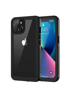 Lanhiem for iPhone 13 Case, IP68 Waterproof Dustproof Shockproof Cases with Built-in Screen Protector, Full Body Sealed Protective Front and Back Cover for iPhone 13, 6.1 inch (Black)