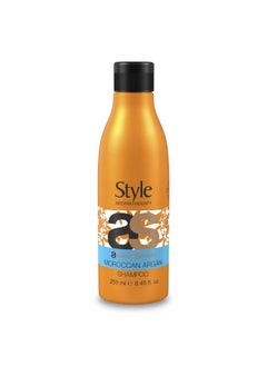 style aromatherapy Professional Moroccan Argan Oil Shampoo For Dry Dull & Frizzy Hair 250Ml  - Image 2
