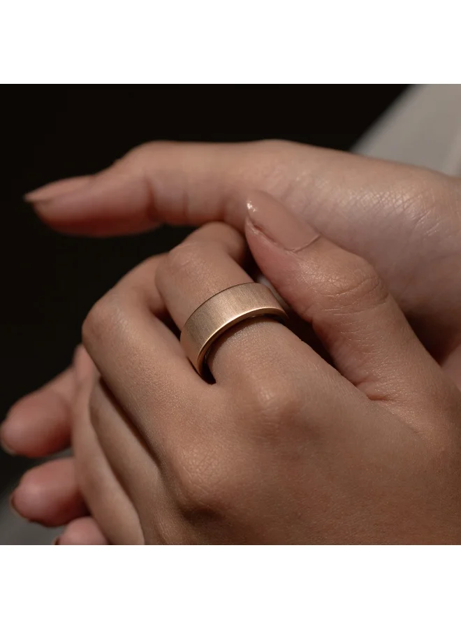 ULTRAHUMAN Ring AIR - Advanced sleep-tracking wearable, HRV & Temperature Monitoring,Track workout, movement & recovery, Water resistant, 6 Days Battery Life with Lifetime Free Subscription (Size 10)