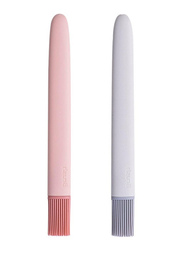 BIRZAR 2 PCS Silicone Kitchen Brushes Pastry & Basting Brush, Food Brush for Cakes, Baking, BBQ Grilling, Oil - Image 1