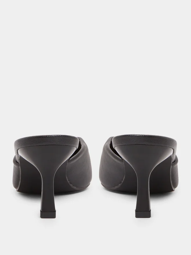 Styli black Styli Black Pointed Toe Mules for Women | Best Price UAE