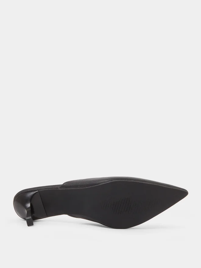 Styli black Styli Black Pointed Toe Mules for Women | Best Price UAE