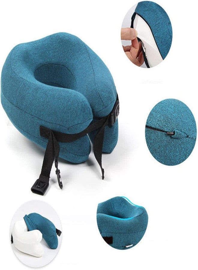 Aeoss Travel Pillow, Portable Neck Pillow Memory Foam Pillow, Removable Washable Multifunctional Head Support Pillow, for Kids Adults Aircraft Car Train Office - Image 4