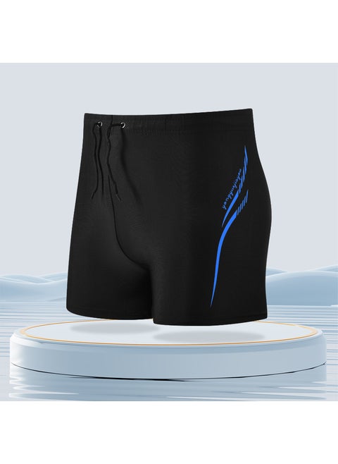 2024 New Mens Swim Trunks Quick-Dry Stretch Fashion Plus Size Blue theme