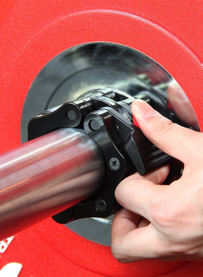 POWER GUIDANCE 50mm Barbell Clamp Collar, Locking Olympic Bar Quick Release Collar Clips for Weightlifting Training Exercise - Image 5