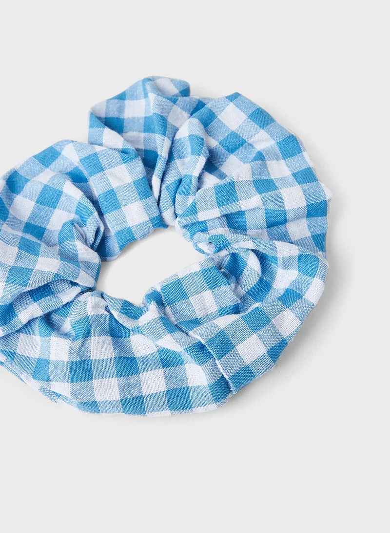 ONLY Check Hair Tie (Pack Of 3)