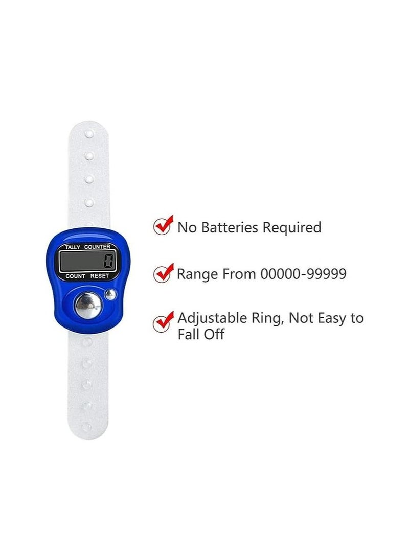 5 Digit LCD Electronic Digital Display Finger Hand Tally Counter Counting
