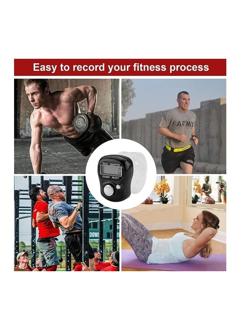 5 Digit LCD Electronic Digital Display Finger Hand Tally Counter Counting