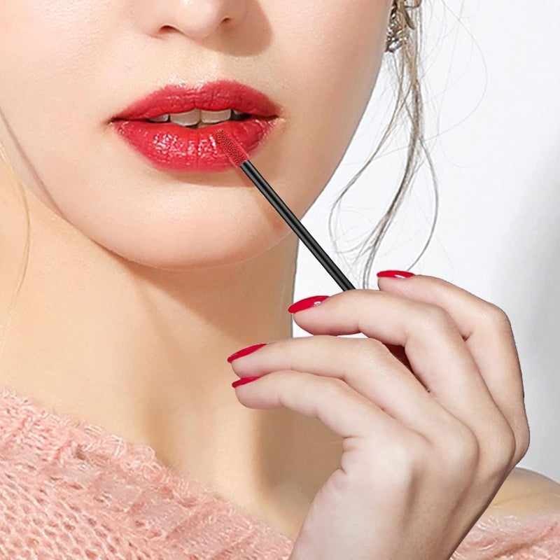 Obinhere 600pcs Disposable Lip Brushes Make Up Brush Lip Gloss Applicators Lipstick Wands Tool Kits Lip gloss Applicators Tester Wands (black) (600) - Image 5