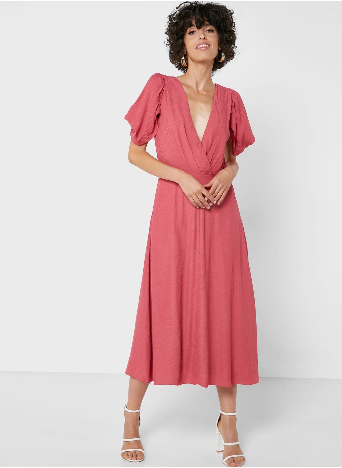 Ted baker pink hot sale ruffle dress