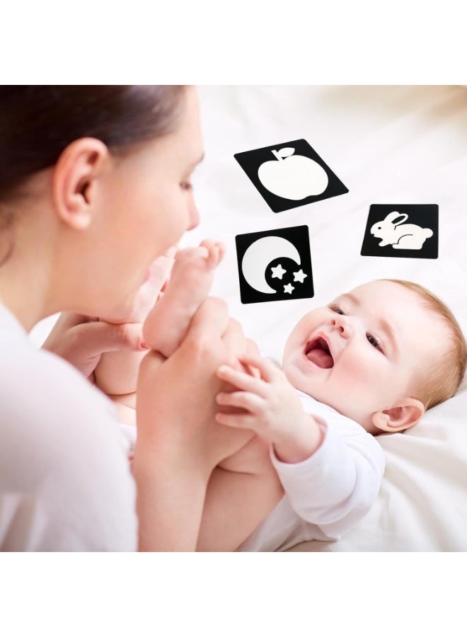 Baby Taqat for visual development in black and white, 20 sheets with 40 patterns, 0-3 months, 14 × 14.3 cm - Image 4