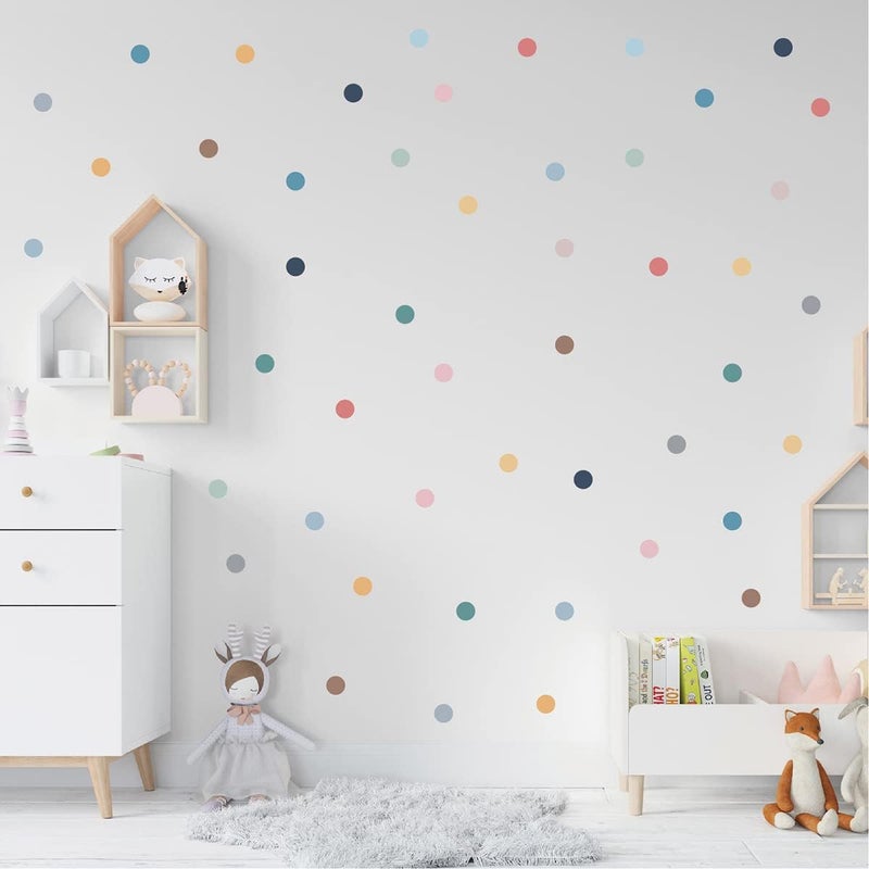 CELAENO Colorful Polka Dot Wall Decal Stickers - Image 3