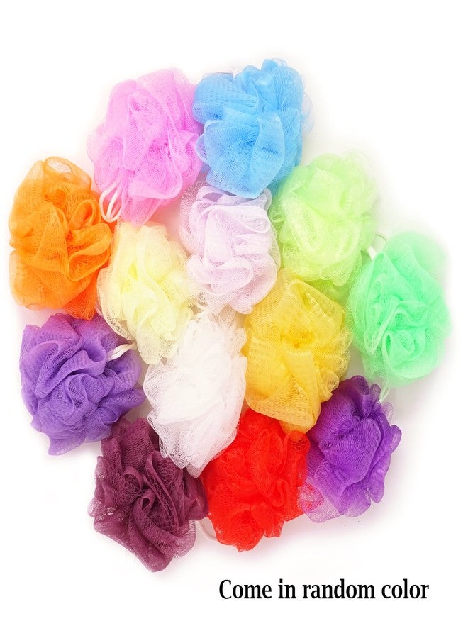 Honbay 5PCS Small Mesh Pouf Mesh Bath Shower Sponge for Travel and Business Trip - Image 2