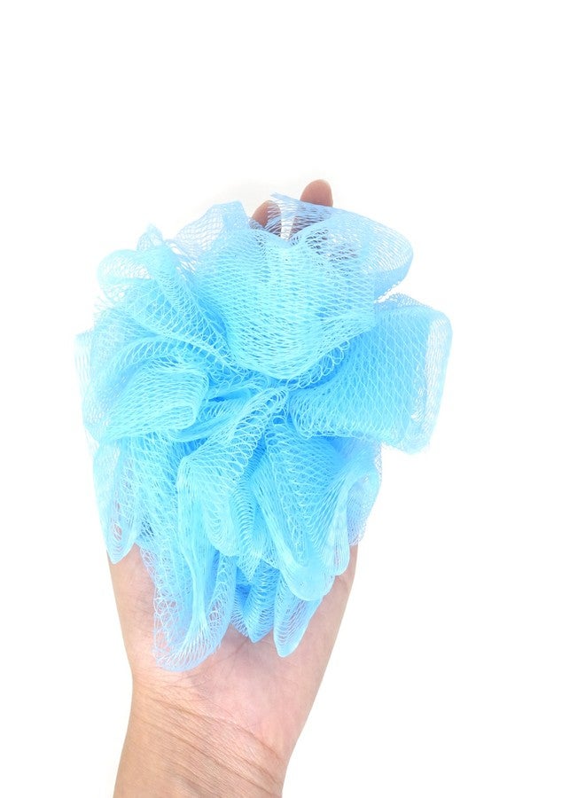 Honbay 5PCS Small Mesh Pouf Mesh Bath Shower Sponge for Travel and Business Trip - Image 5