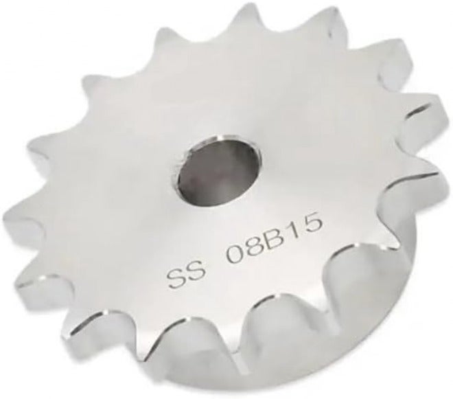 Pinion Gear Set,Motor Gear Teeth, 1Pcs 10-25 Tooth Stainless Steel 08B Chain Drive Sprocket Chain Gear Pitch 12.7mm(21Teeth) - Image 4