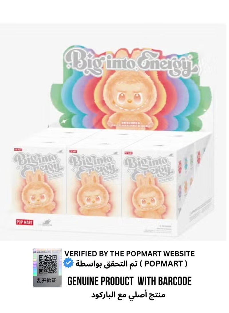 Pop Mart x Bobo & Coco 100% Authentic Labubu The Monsters Big into Energy Series Vinyl Plush Pendant (Whole Set) 6pc Blind Box original - Image 1