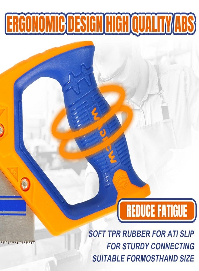 WADFOW 12 Inch Pro Hand Saw: 11 TPI Fine-Cut Soft-Grip Hardpoint Handsaw with Ergonomic Non-Slip Handle - Perfect for Sawing, Trimming, Gardening, Drywall and Plastic Pipes - Image 4