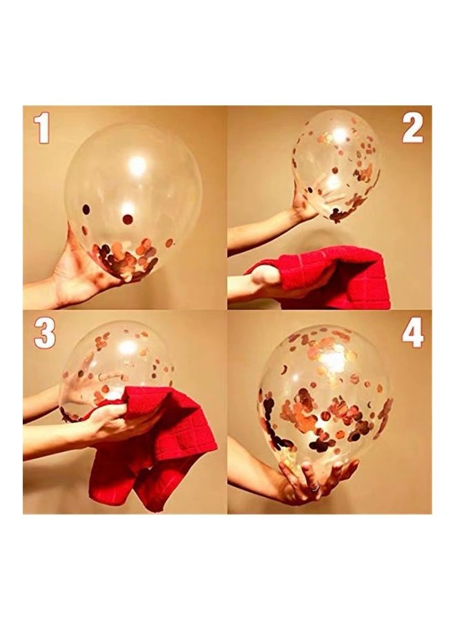 NIBEMINENT 14-Piece Aluminum Film Sequined Balloon Set - Image 2