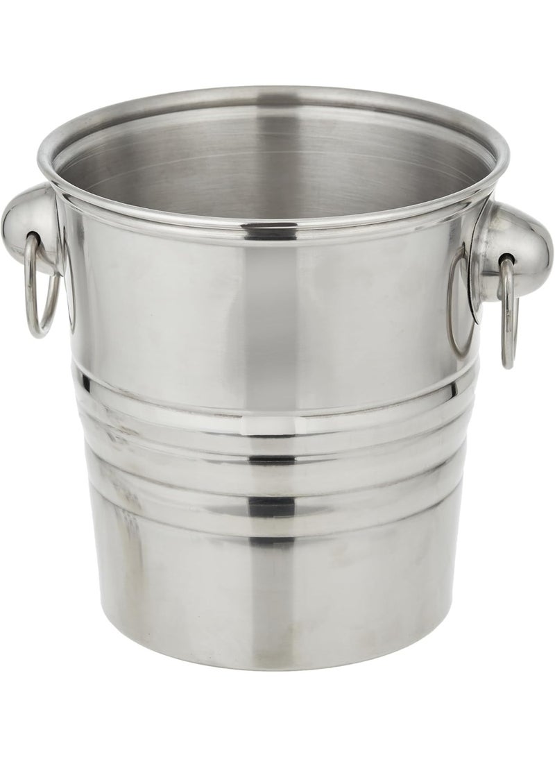 Sunnex Stainless Steel Wine Bucket Silver | Ice Bucket for Wine, Champagne & Beverage Cooling - Image 2