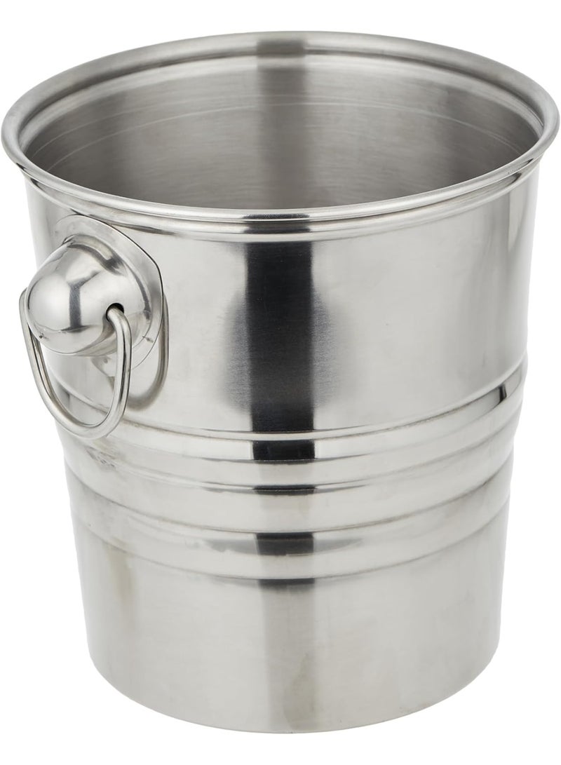 Sunnex Stainless Steel Wine Bucket Silver | Ice Bucket for Wine, Champagne & Beverage Cooling - Image 1