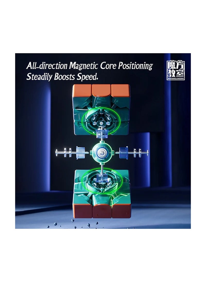 MoYu - MoYu Super RS3M V2 3x3 Maglev Ball Core UV Latest 2023 Version Magnetic Speedcube Stickerless Cube - Image 1