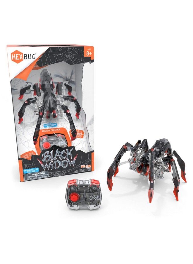 Hexbug Remote Control Black Widow Rechargeable Robot Spider Toys For Kids Adjustable Robotic Black Widow Figure Stem Toys For Boys & Girls Ages 8 & Up - Image 2