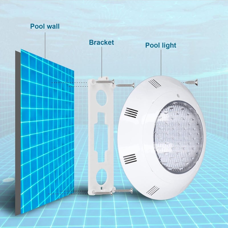 12W RGB LED Pool Light, AC/DC 12V, IP68 Waterproof with RF Remote Control - Image 4