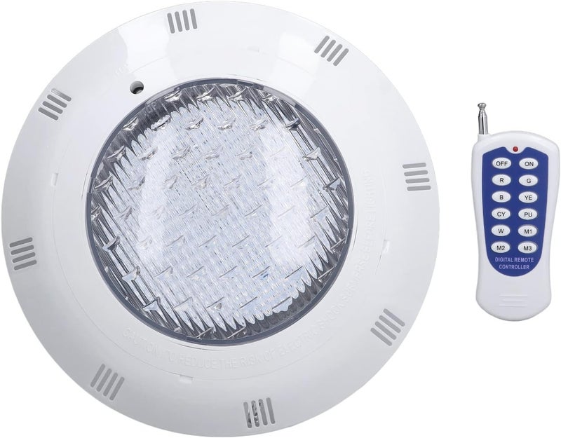 12W RGB LED Pool Light, AC/DC 12V, IP68 Waterproof with RF Remote Control - Image 1