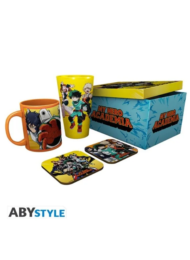 Abystyle  ABYstyle MY HERO ACADEMIA - Pack Glass XXL + Mug + 2 Coasters Heroes  | Best Price UAE