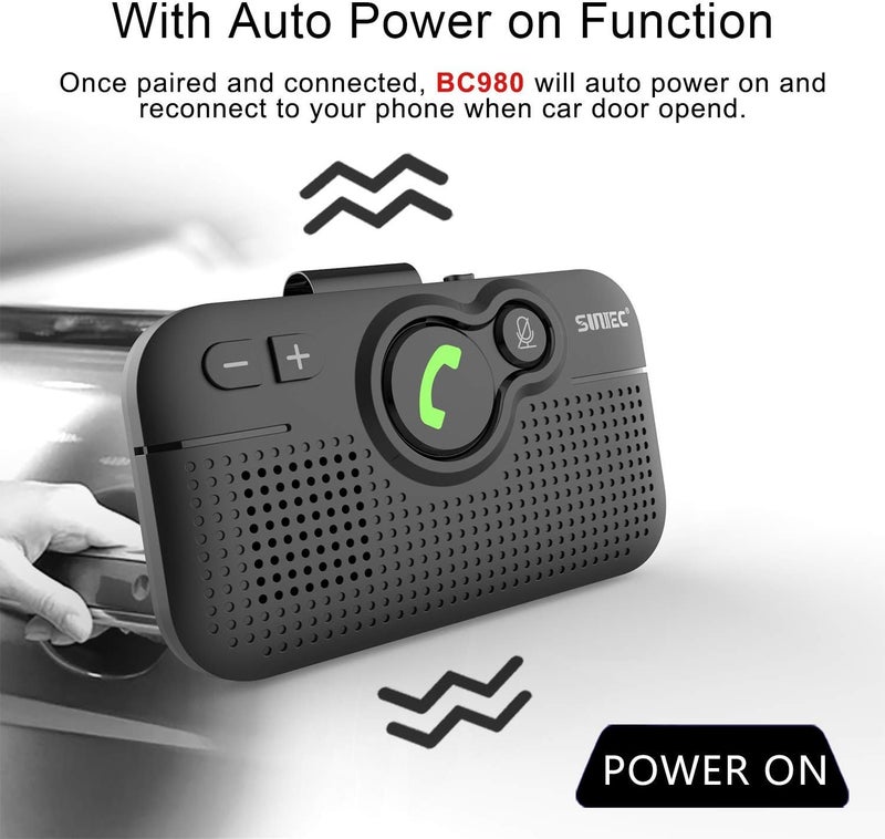 SUNITEC Bluetooth Hands-Free Car Speaker - Image 5