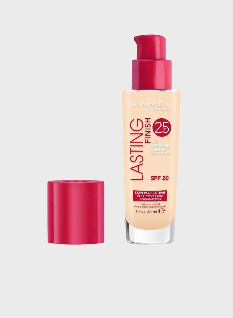 RIMMEL LONDON Lasting Finish 25 Hour Foundation- 100 Ivory