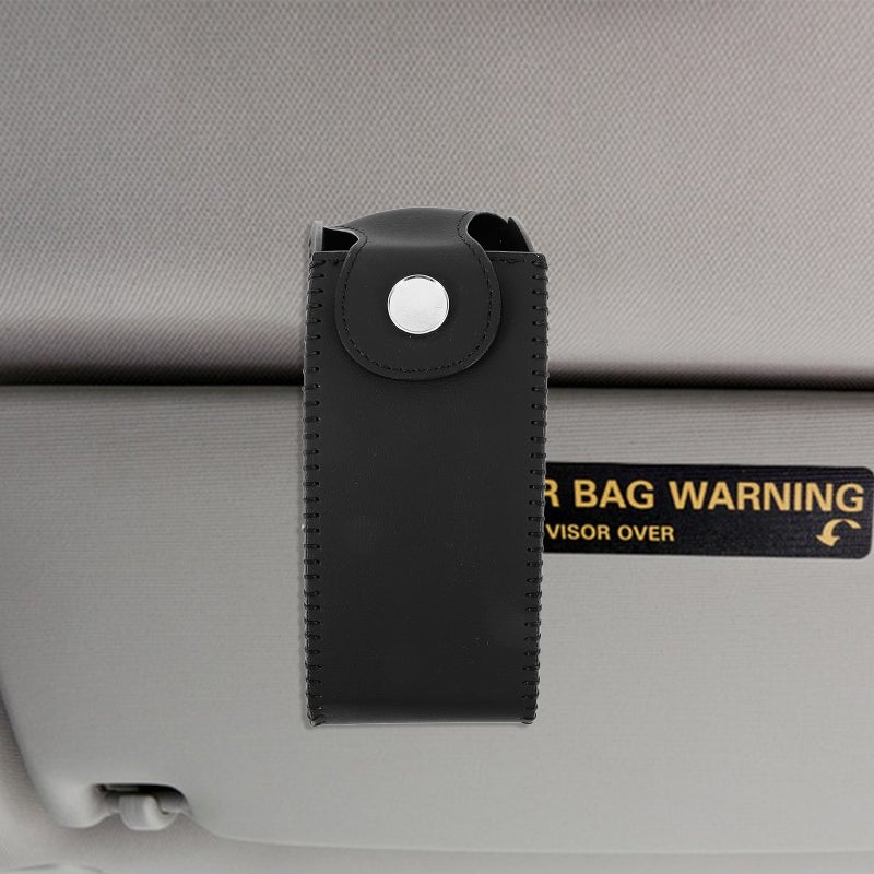Car Sun Visor Glasses Box Sunglasses Eyeglasses Holder Car Glasses Storage Box - Image 4