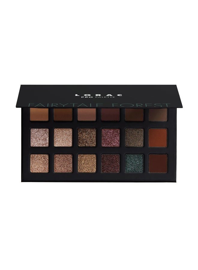 Lorac PRO Eyeshadow Palette, Fairytale Forest | Matte & Shimmer Makeup | Glitter | Mirror Compact | Cruelty Free, Gluten Free, Vegan - Image 4