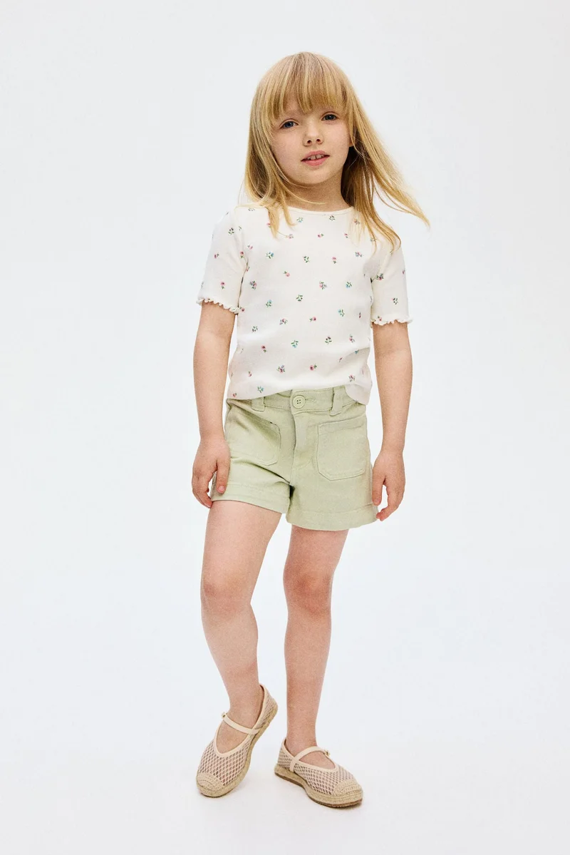 H&M Cotton twill shorts