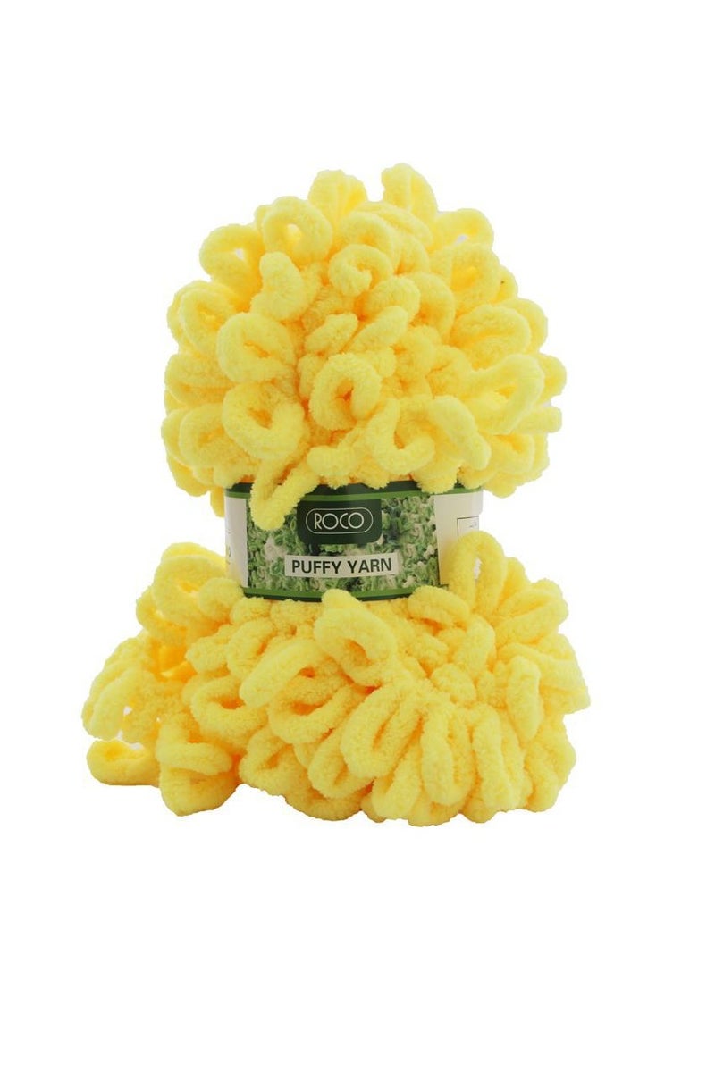 روكو خيط منتفخ 100 جرام أصفر