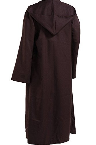 Cosplaysky Men's Cosplay Cloak Robe Costume Halloween Tunic Hooded Uniform - Image 3