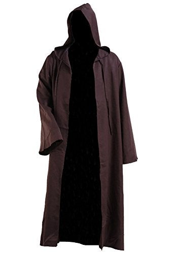 Cosplaysky Men's Cosplay Cloak Robe Costume Halloween Tunic Hooded Uniform - Image 2
