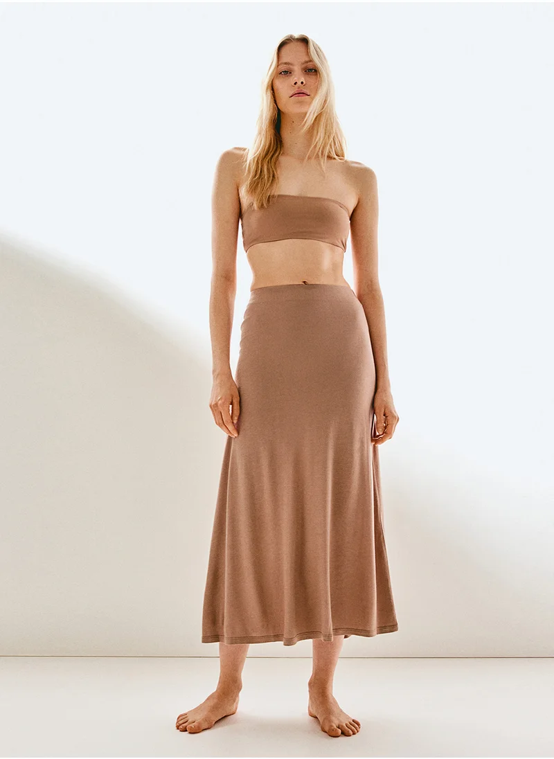 اتش اند ام A-Line Jersey Skirt