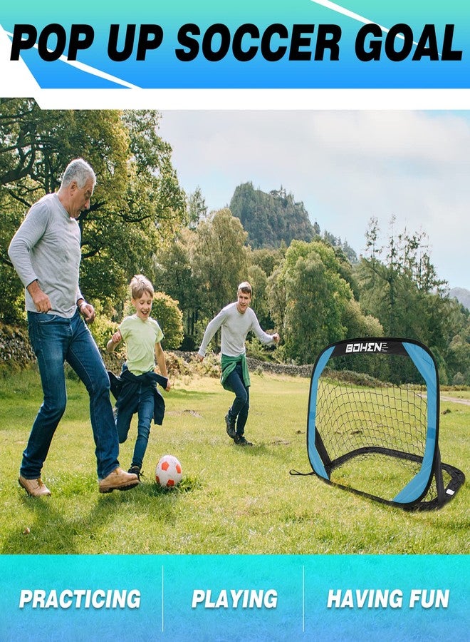 BOHEN Pop Up Soccer Goals for Kids-Foldable Portable Soccer Net for Outdoor Indoor Backyard Beach - Image 5