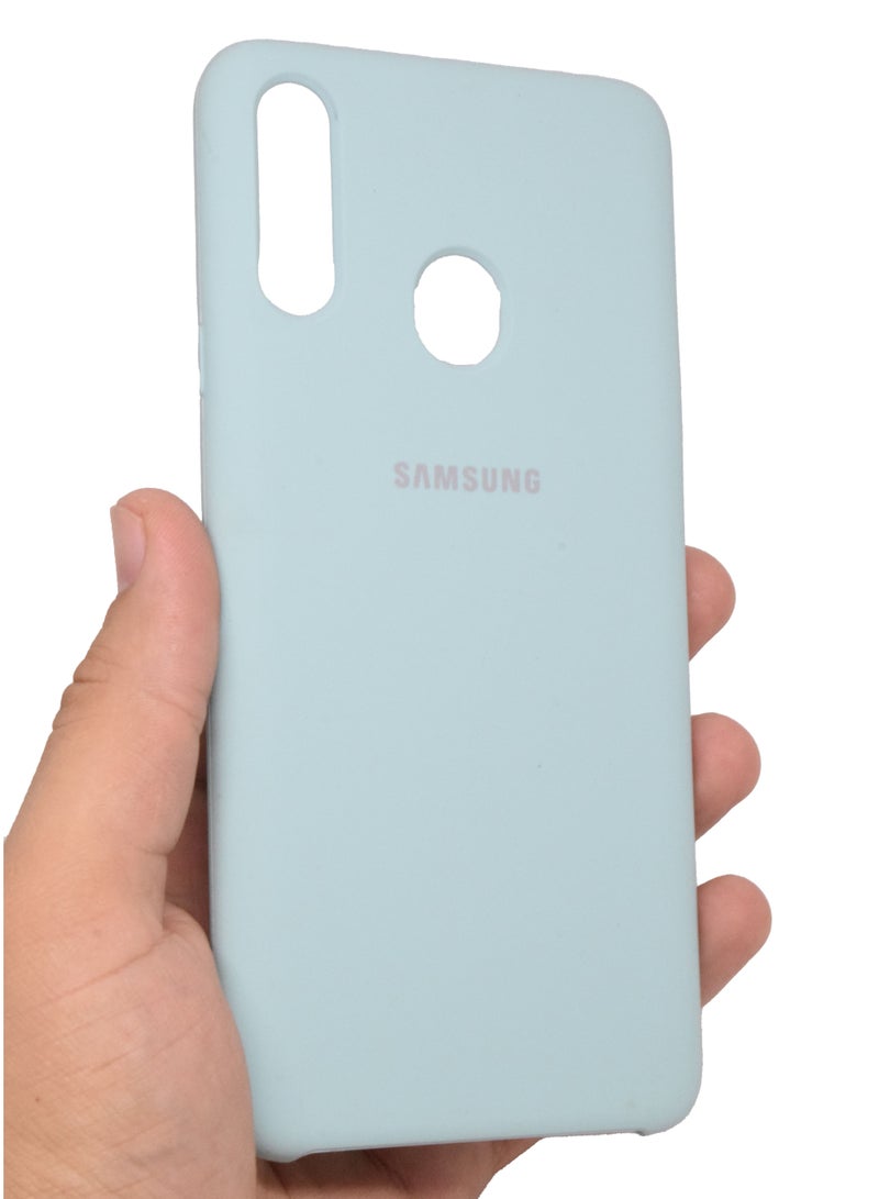 Galaxy Design Silicone Protective Case for Samsung Galaxy A 20S Cover Slim Stylish with Inside Microfiber Lining - Image 3