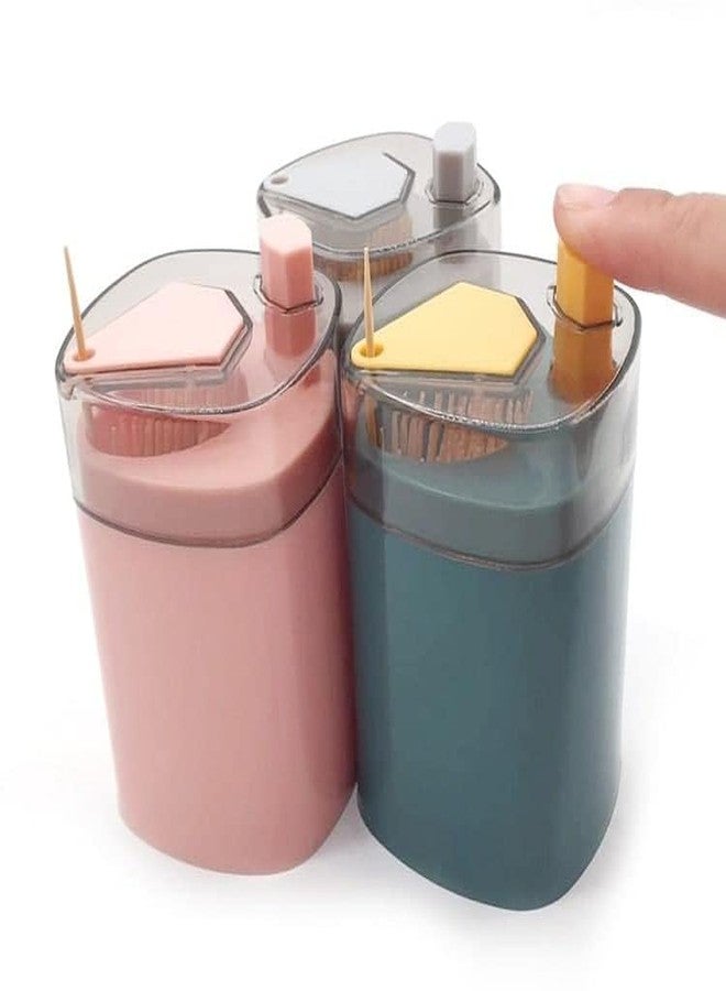 BIRZAR Automatic Pop-up Toothpick Dispenser Container Box, Toothpick Storage Boxes Toothpick Holder Boxes, Sturdy Safe Plastic Toothpick Storage Box,Toothpick Holder (Pack of 2) - Image 5