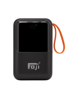 F1 Power Bank 10000mAh Battery - Dual LED Flashlight - 22.5W Fast Charging - 4-in-1 Built-in Cables - LED Display - Charger for iPhone, Samsung, and Huawei Inc.