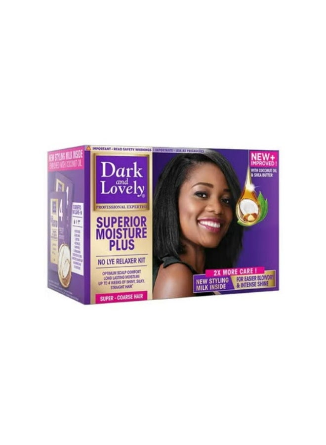 Dark & Lovely Hair Relaxer Superior Moisture Plus And Superior Moisture Plus No Lye Relaxer Kit Regular - Image 2