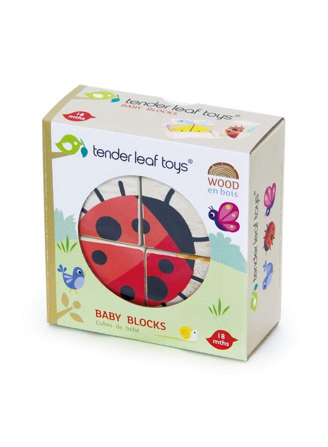 Tender Leaf Toys Baby Blocks 5 Pieces My First Wooden Jigsaw Puzzle With Storage Tray For Toddlers 18M+ - Image 5