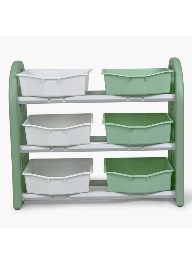 IRIS 3 Tier Toy Organiser With 6 Boxes  - Image 3