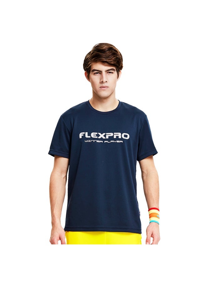 FLEX PRO فليكس برو تيشيرت قصير | قماش 158 (نسج أداء) | أزرق ملكي - Image 4