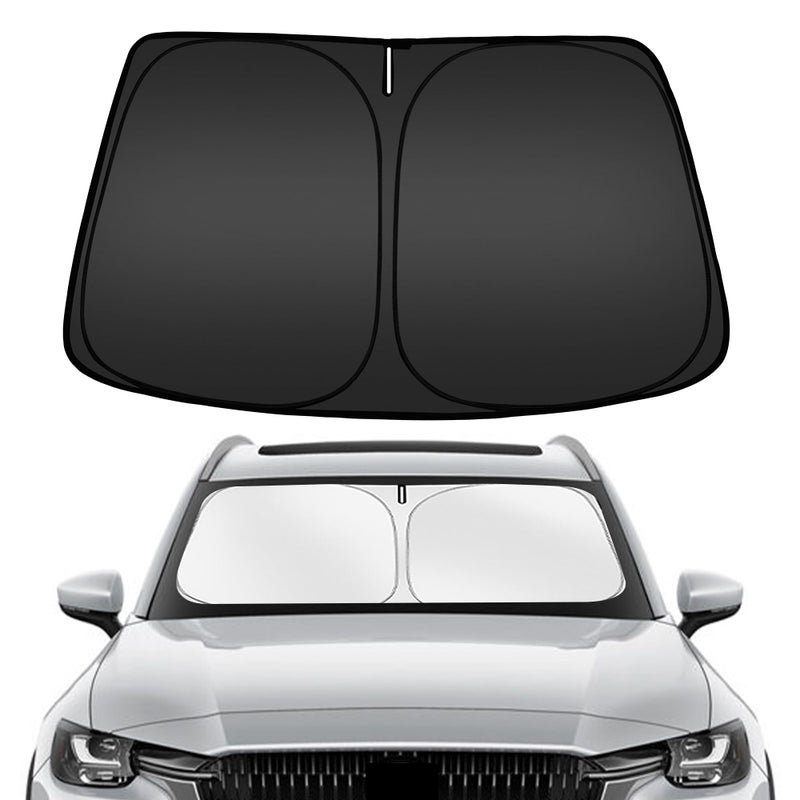 ARISMOTOR Windshield Sun Shade for Mazda CX90 CX90 PHEV 20242025 2026 Custom Fit Foldable Front Window Sunshade Sun Visor Protector Block UV Rays Keep Your Car Cooler