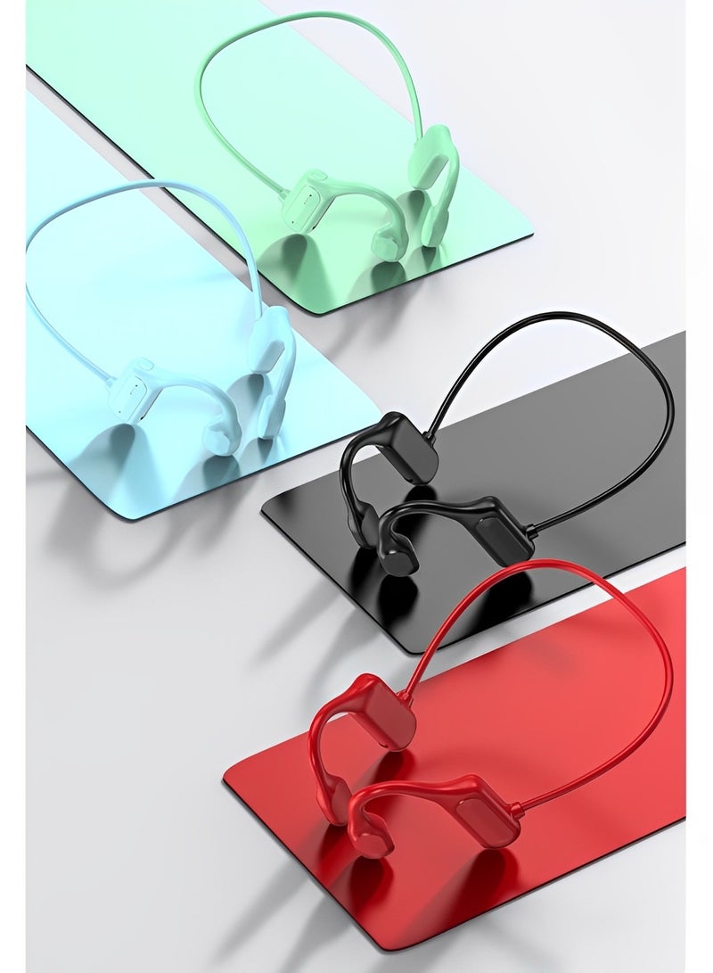 ريوكل سماعات أذن للتوصيل العظمي، سماعات أذن للجري تعمل بالبلوتوث، سماعات أذن لاسلكية مقاومة للعرق للتمرين والجري - Image 3