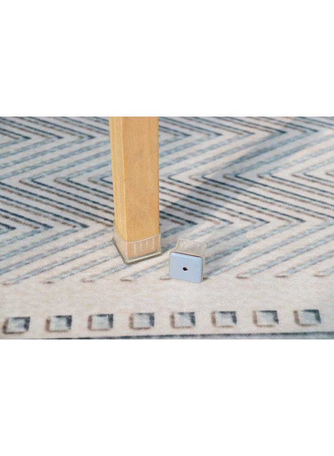 Magic Sliders Square Shape Rubber Felt Pad Set Clear 1.25 - 1.37Inch 26035 - Image 5