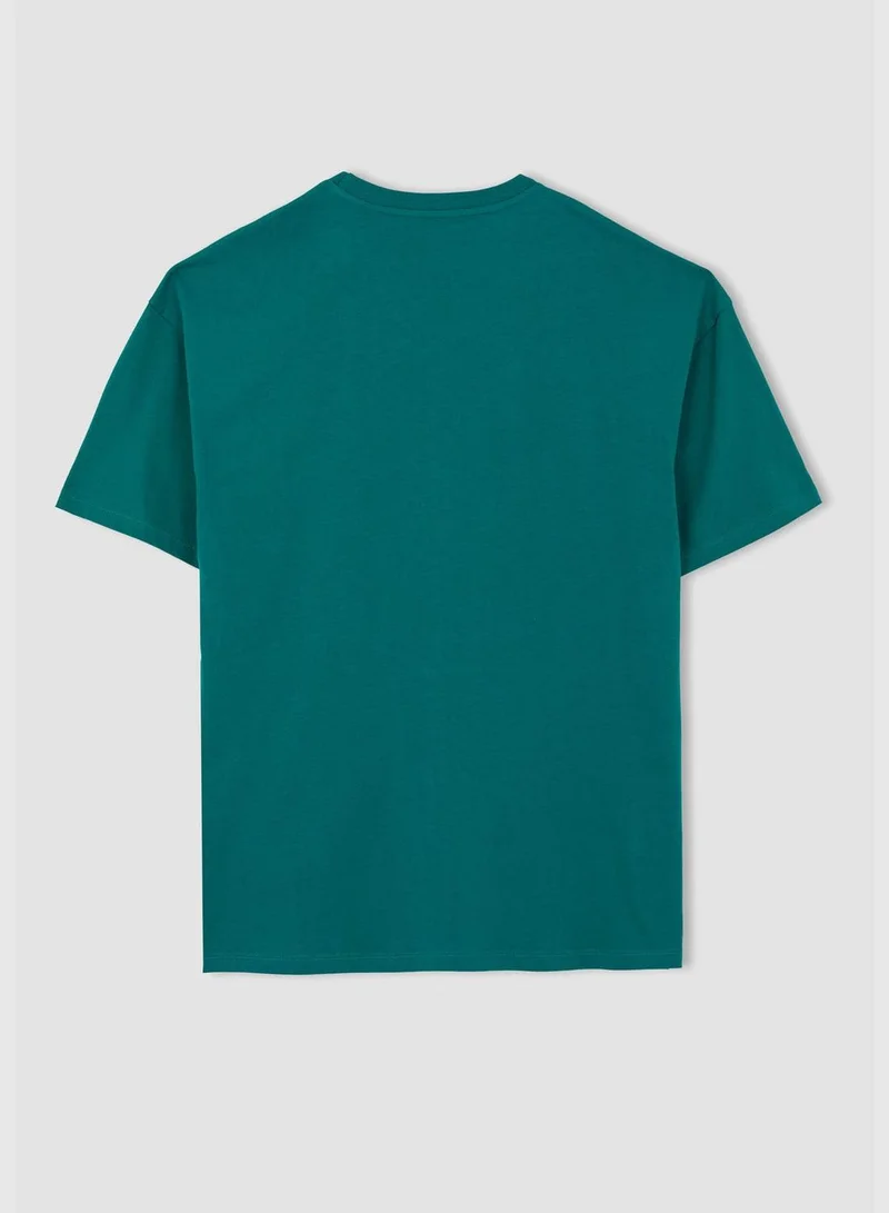 DeFacto Man Crew Neck Short Sleeve Knitted T-Shirt